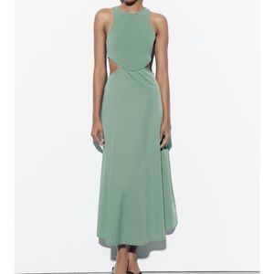Zara Cut Out Maxi Dress
